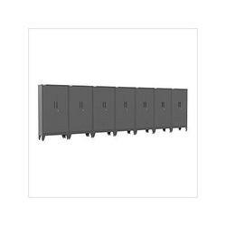 Armadillo Tough Black Gear Locker Tall Cabinet (7-Pack)