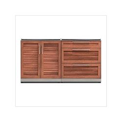 NewAge Outdoor Kitchens Grove 2-Piece Outdoor Kitchen Set (No Countertop)