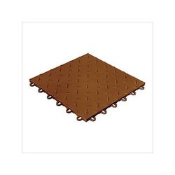Swisstrax Diamondtrax Home 1ft x 1ft Chocolate Brown Garage Floor Tile (Pack of 50)