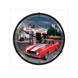 Collectable Sign and Clock 1969 Camaro Backlit Wall Clock