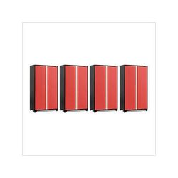 NewAge Products 4 x PRO Series Red 48 in. Multi-Use Locker