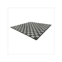 Speedway Tile Two Car Garage Floor Tile Mat / Pad (Black / Grey)