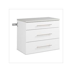 Prepac HangUps 3-Drawer 30" Base Storage Cabinet