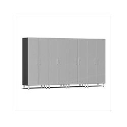 Ulti-MATE Garage Cabinets 4-Piece Tall Garage Cabinet Kit in Stardust Silver Metallic