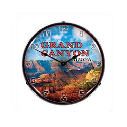 Collectable Sign and Clock Grand Canyon Arizona Backlit Wall Clock