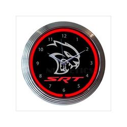 Neonetics 15-Inch Dodge SRT Hellcat Neon Clock