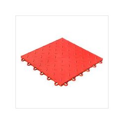 Swisstrax Diamondtrax Home 1ft x 1ft Racing Red Garage Floor Tile (Pack of 10)