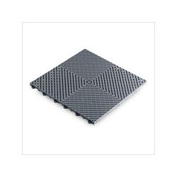 Swisstrax Ribtrax Smooth Pro Slate Grey Garage Floor Tile (6-Pack)