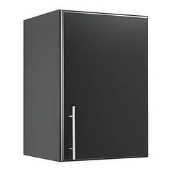 Prepac Elite 16" Black Stackable Wall Cabinet