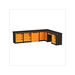 Swivel Storage Solutions 6-Piece Corner Garage Storage System