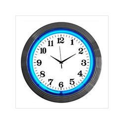 Neonetics 15-Inch Standard Blue Neon Clock