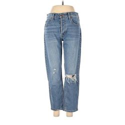 Lucky Brand Jeans - High Rise: Blue Bottoms - Women's Size 4