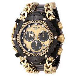 Open Box Invicta Reserve Gladiator Swiss Ronda Z60 Caliber Men's Watch - 58.3mm Black Gold (AIC-46232)