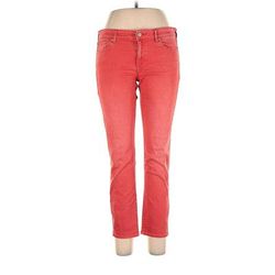 Uniqlo Jeans - Mid/Reg Rise: Red Bottoms - Women's Size 30