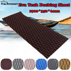 1900*350*6mm accessori per Jet Ski Eva Teak Decking Sheet tappetino antiscivolo per trazione
