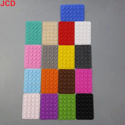 JCD Custodia in pelle per caricabatterie universale con ventosa per bagagli per tablet per telefono cellulare 24 ventose a ventosa in silicone addensato quadrato