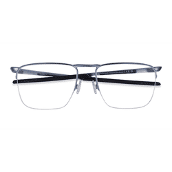 Unisex s square Blue Metal Prescription eyeglasses - Eyebuydirect s Oakley Voon