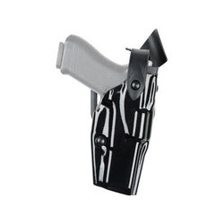 Safariland Model 6360 ALS/SLS Mid-Ride Level-III Duty Holster Glock 17/22/31 w/Dual Magazine Release Right Hand Hi-Gloss Black 6360-983-91