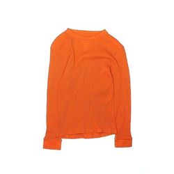 Seven Apparel Thermal Top Orange Turtleneck Tops - Kids Boy's Size 10