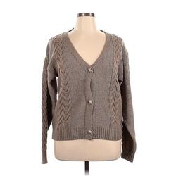 JW (JW Style) Cardigan Sweater: Brown - Women's Size X-Large