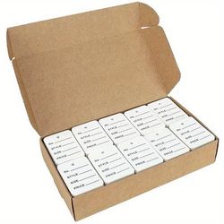 1000 Pcs Price Tags, 1.94" X 1.38" White Paper Tags, Clothes Size Lables Coupon Tags Making Lables Store Tags Without String, Clothing Tags With Exquisite Box Package