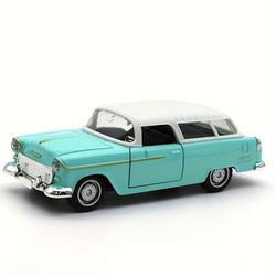 TEMU Simulation 1:36 Alloy Retro Classic Car Model Children's Toy Car Ornament Pull Back Car Double Door Can Open Boy Toy, As Gift