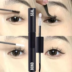 Lash Glue & Seal For Lash Clusters Diy Eyelash Extensions Strong Hold Long Lasting Eyelash Adhesive 2 In 1 Waterproof Lash Glue For Diy Self Application At Home