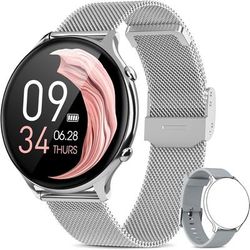 Smartwatch With Wireless 5.3 Call/dial, Waterproof, Female Functions, 19 Sports Modes, Music Player, Pedometer - Perfect Birthday Gift For Men & Women