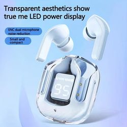 Air31 Wireless Sports Game Low-latency Wireless Headset Color Transparent Warehouse Wireless Headset Noise Tws Mini Wireless Earphone Gaming Headset With Noise Reduction Microphone Headphones.