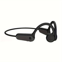 Bone Conduction Headphones Open Ear True Wireless Sports Earphones With Built-in Mic, 2024 New Ear Hanging Type Headset For Running, Cycling, Hiking, Driving, 11 Hours Playtime