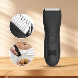 Men's Pubic Hair Trimmer, Ball Trimmer For Men, Cordless For Wet/dry Use, Electric Shaver For Men, Manscaping Body Groomer