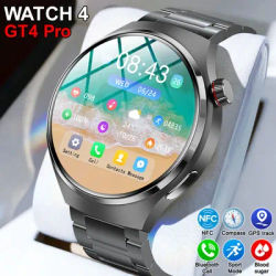 Per Huawei GT4 PRO Smart Watch Men Watch 4 Pro AMOLED HD Screen Bluetooth Call GPS NFC Heart rate