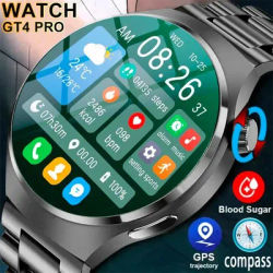 Per Huawei GT4 PRO Smart Watch Men Watch 4 Pro AMOLED HD Screen Bluetooth Call GPS NFC Heart rate