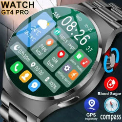 Per Huawei GT4 PRO Smart Watch Men Watch 4 Pro AMOLED HD Screen Bluetooth Call GPS NFC Heart rate