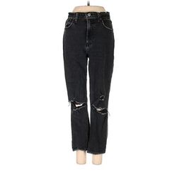 Abercrombie & Fitch Jeans - High Rise: Black Bottoms - Women's Size 0