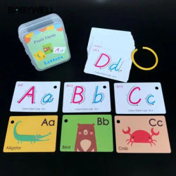 Montessori Baby Learn English Word Card flashcard Kid Early Learning giocattoli educativi per