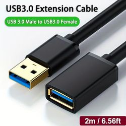 Max 5m Usb 3.0 Super Fast Extension Cable For Smart Tv Ps4 1 Ssd Usb To Usb Cable Extender Data Cord Usb 3.0 Fast Transfer Cable For Mobile Phone Fast Charger Data Extension Cord