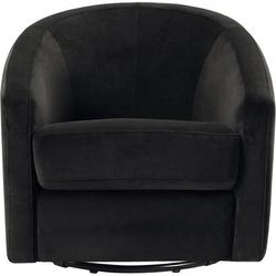 Babyletto Madison Swivel Glider - Black Velvet