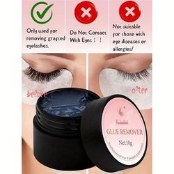 Eyelash Extension Remover Glue - Quick And Painless Removal For Grafting Extensions - No Irritation - 10g Individual Pack(false Eyelash Extention Tool)