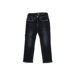 7 For All Mankind Jeans - Elastic: Black Bottoms - Kids Girl's Size 4