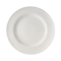 Mikasa Hospitality 5309141 6 7/10" Round Melinda Plate - Bone China, White, Case of 24