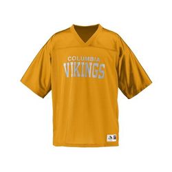 Augusta Sportswear 257 Athletic Stadium Replica Jersey T-Shirt in Gold size XL