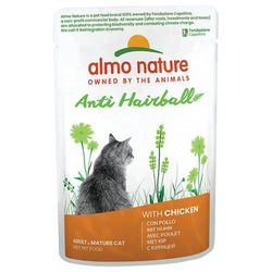 12x70g Chicken Anti Hairball Holistic Almo Nature Wet Cat Food