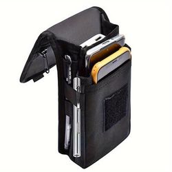 TEMU Zipper Random Phone Case, Belt Phone Pouch With Large Smartphone Holder And Mobile Bag Suitable For Work, Hiking, Camping, Bbq, Rescue