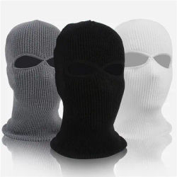 18 Colors Full Face Cover Mask Three 2 Hole Balaclava Hat Winter Ski Cycling Mask Beanie Hat Scarf Warm Face Masks