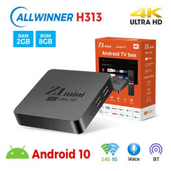 Smart ATV Box Z1 Mini Android 10 Allwinner H313 2GB 8GB Dual 2G 5G Wifi BT5.2 4K Media Player Android Set Top Box