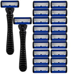 Men's Shaving Razor Set, 6-layer Blades Razor, Replacement Baldes, Men's Manual Razor Shaving Knife Beard Trimmer