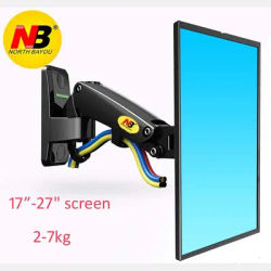 NB F120 17-27" aluminum GS Gas Spring 360 rotate Full Motion TV Wall Mount Bracket lcd monitor wall mount stand screen holder