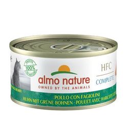 6x70g Chicken with Green Beans Almo Nature HFC Complete Wet Cat Food