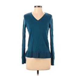 Katherine Barclay Wool Sweater: Teal - Women's Size Small